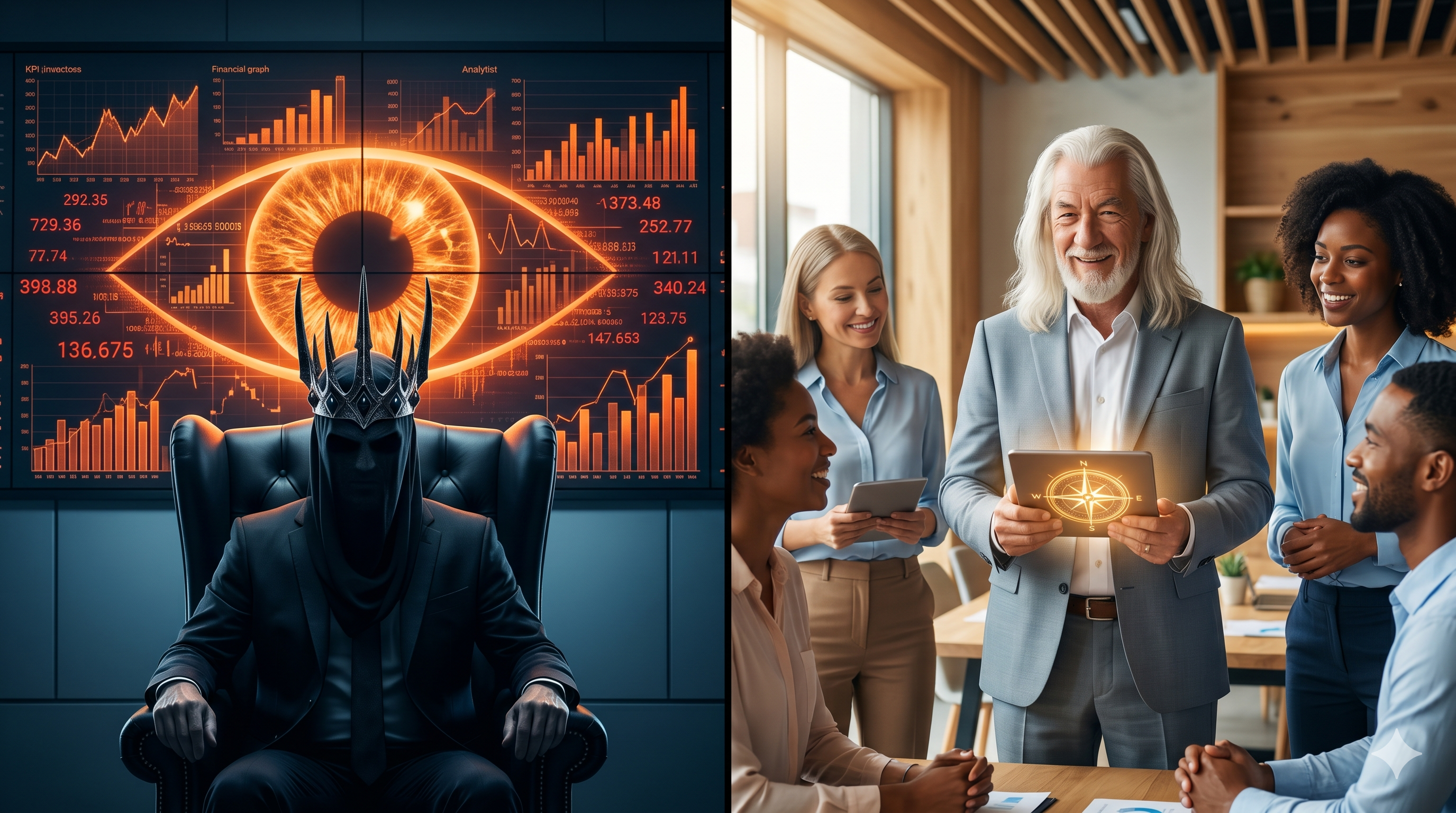 Management in Mittelerde: Welcher Führungstyp bist Du – Sauron oder Gandalf?